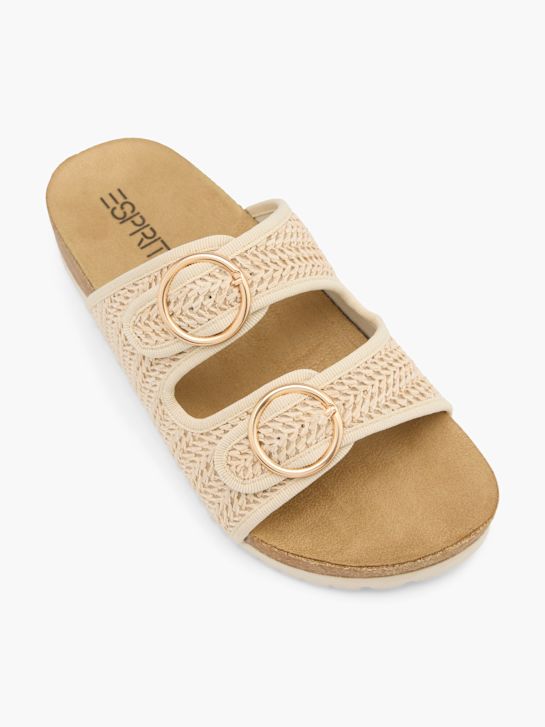 ESPRIT Tieffuß Pantolette Beige 69742 2