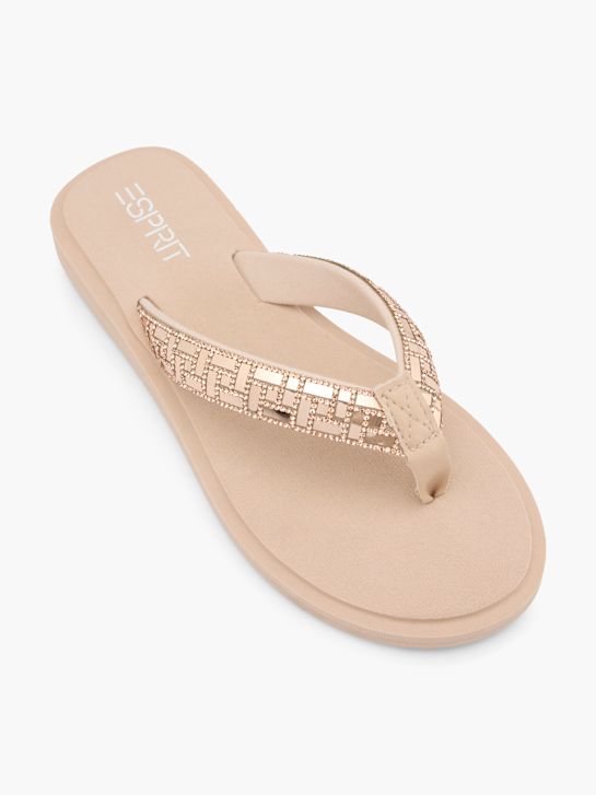Esprit Flip Zehentrenner Deichmann Damen ESPRIT Zehentrenner Gold