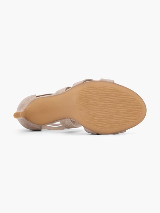 Graceland Sandalette Taupe 74576 4