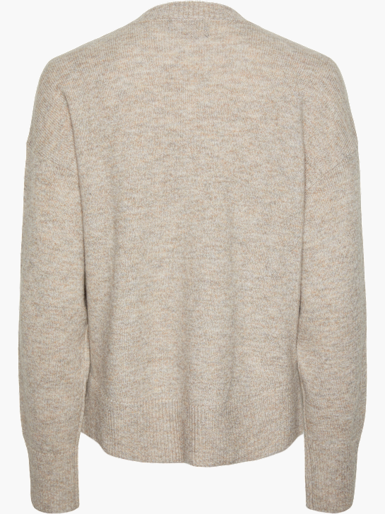 PIECES Strickpullover Taupe 74614 2