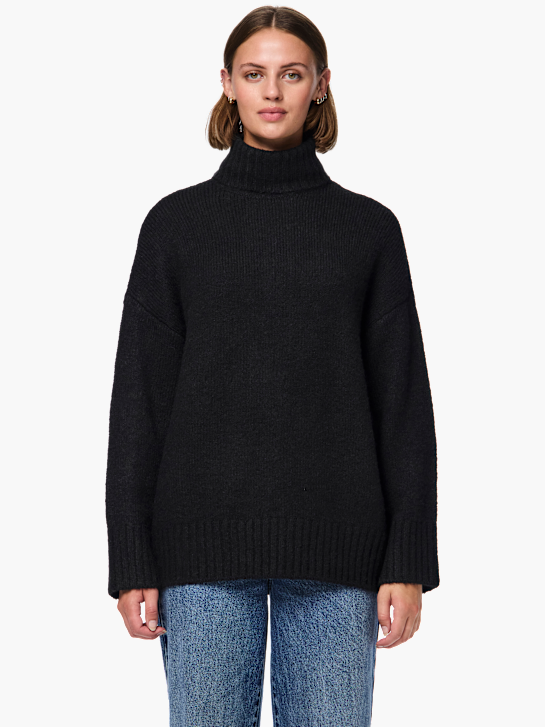 Pull Maille Noir Jennyfer - Taille XS - Occasion Très Bon État - Femme