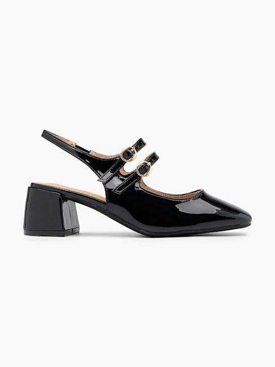 Claudia Ghizzani Slingback pump Svart 74728 1