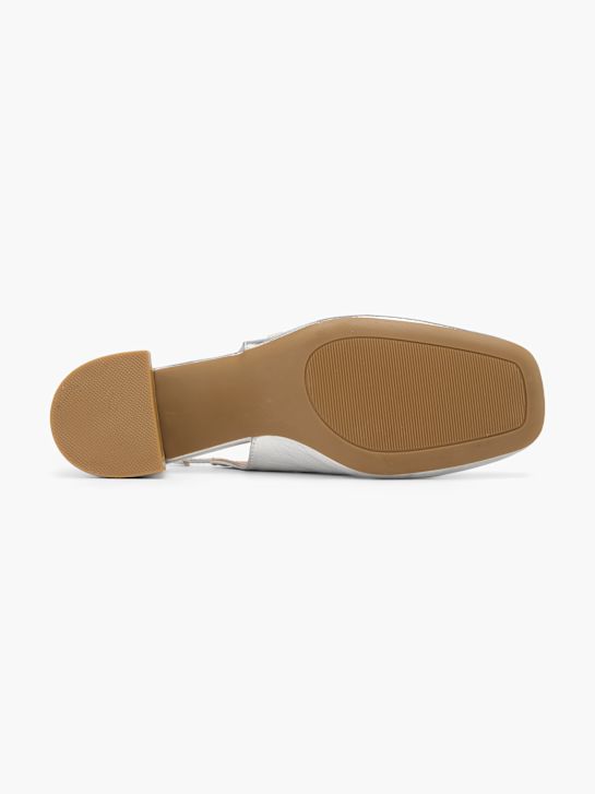 Claudia Ghizzani Slingback pump Sølv 74727 4