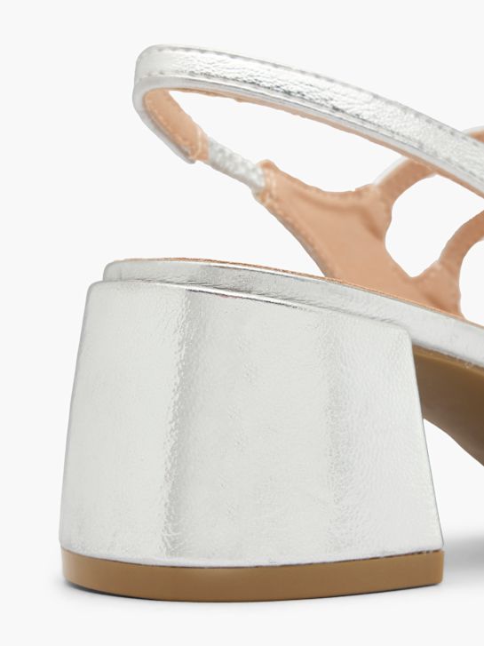 Claudia Ghizzani Slingback pump Sølv 74727 6