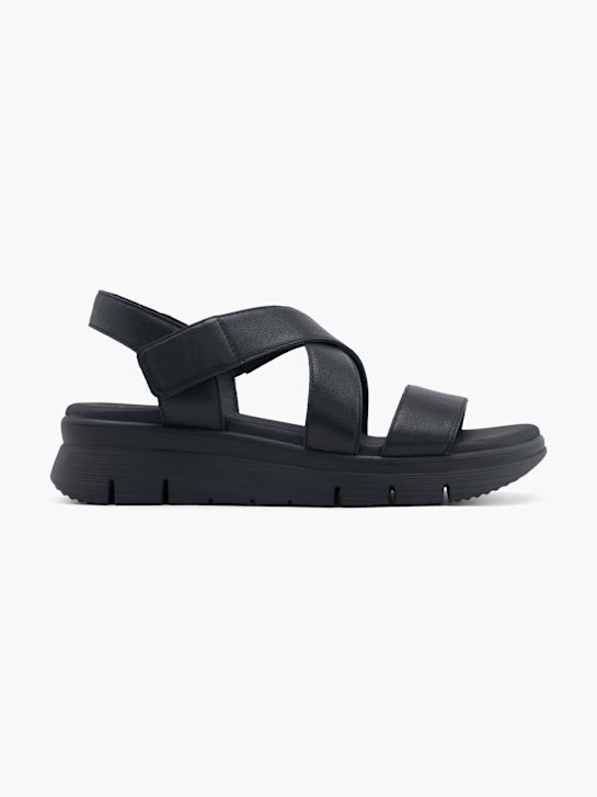 5th Avenue Sandale Schwarz 74754 1