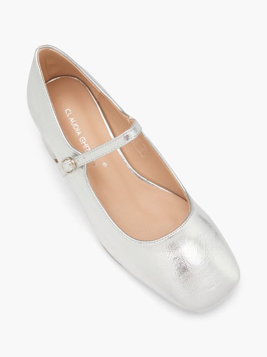 Claudia Ghizzani Pump med spänne Silver 74729 2