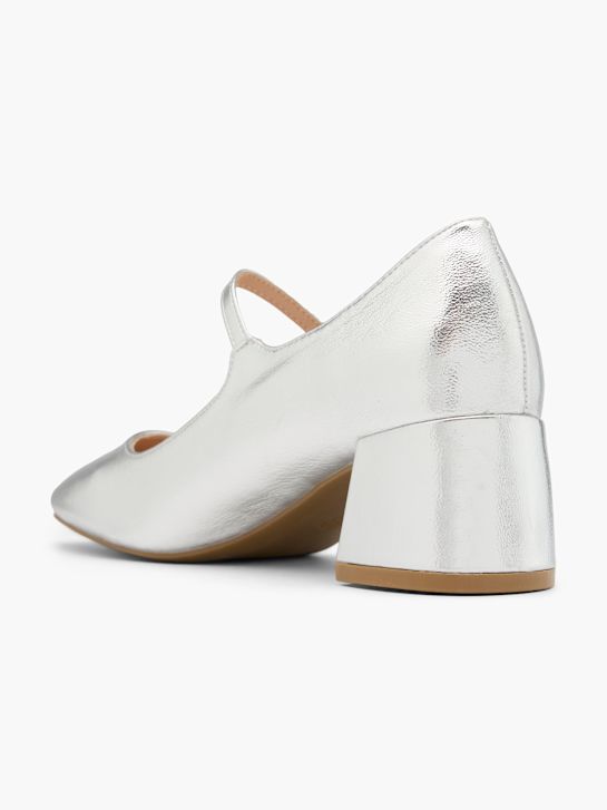 Claudia Ghizzani Pump med spänne Silver 74729 3