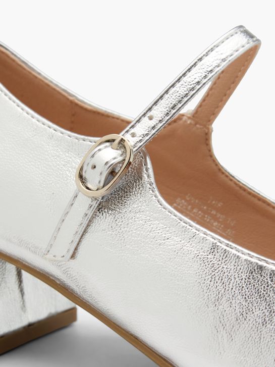 Claudia Ghizzani Pump med spänne Silver 74729 5