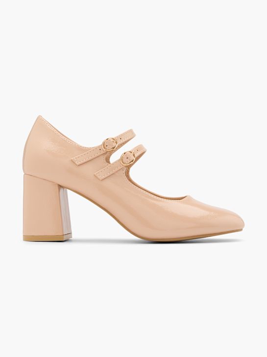 Claudia Ghizzani Pump med spænde Nude 74730 1