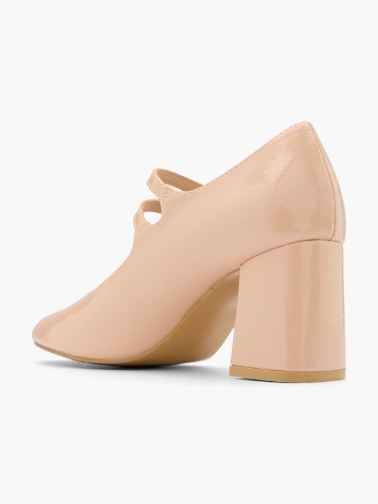 Claudia Ghizzani Pump med spänne Nude 74730 3