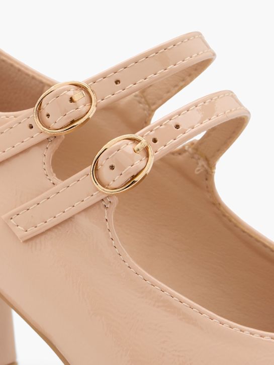 Claudia Ghizzani Pump med spänne Nude 74730 5