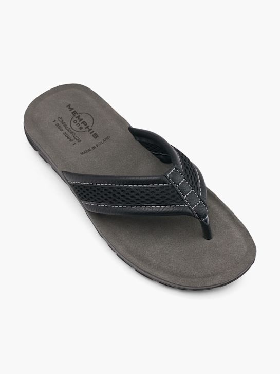 Memphis One Chinelo separador de dedos Preto 75899 2