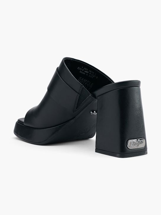 Buffalo Pantolette Schwarz 76045 3