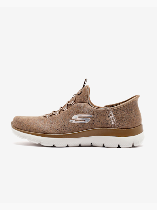 Skechers Bağcıksız Ayakkabı Kahverengi 76117 2