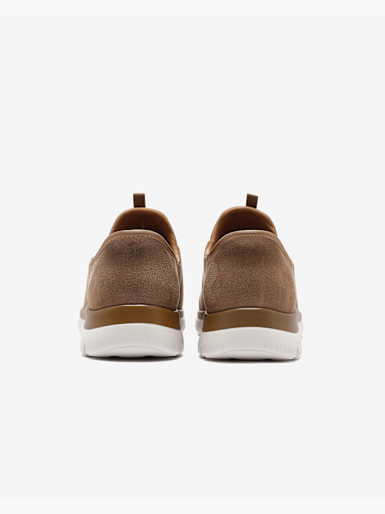 Skechers Bağcıksız Ayakkabı Kahverengi 76117 5