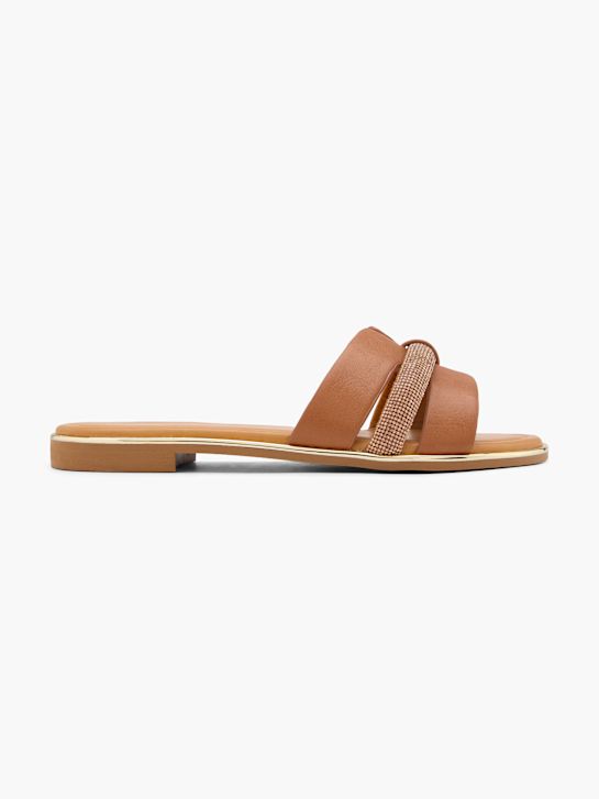 Catwalk Ciabatta bassa Cognac 76214 1