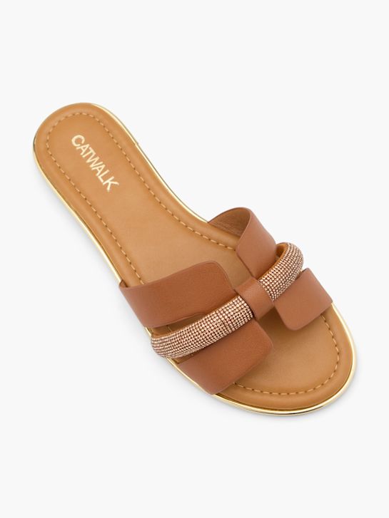 Catwalk Ciabatta bassa Cognac 76214 2