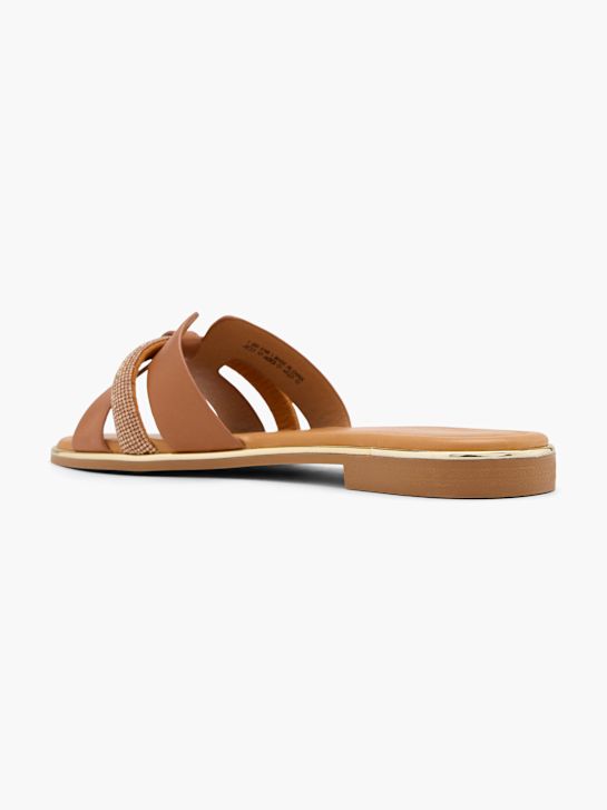Catwalk Ciabatta bassa Cognac 76214 3