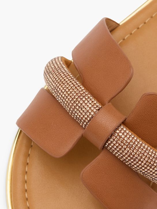 Catwalk Ciabatta bassa Cognac 76214 5