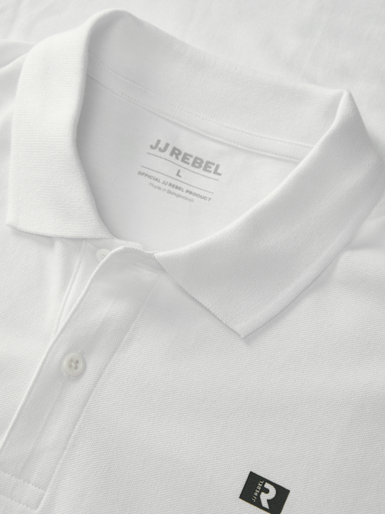 JJ Rebel Polo-Shirt Weiß 76279 2