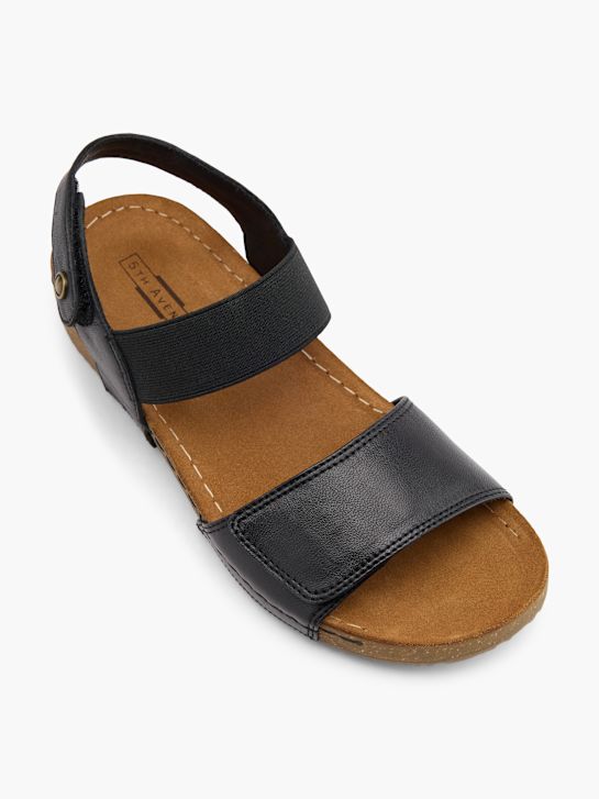 5th Avenue Sandale Schwarz 76415 2