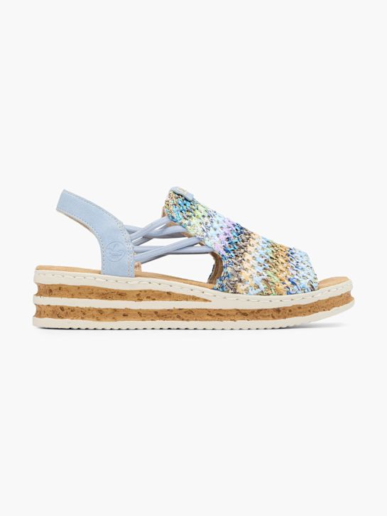 Rieker Sandales à talons Bleu 76613 1