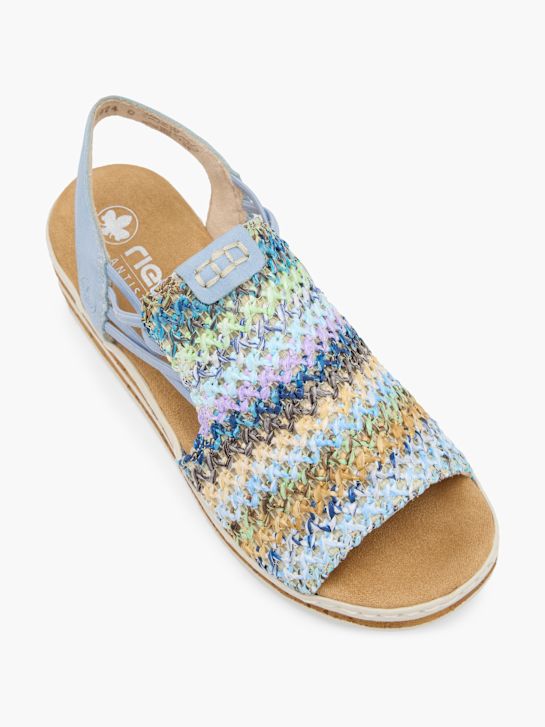 Rieker Sandales à talons Bleu 76613 2