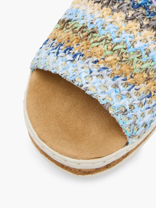 Rieker Sandales à talons Bleu 76613 5