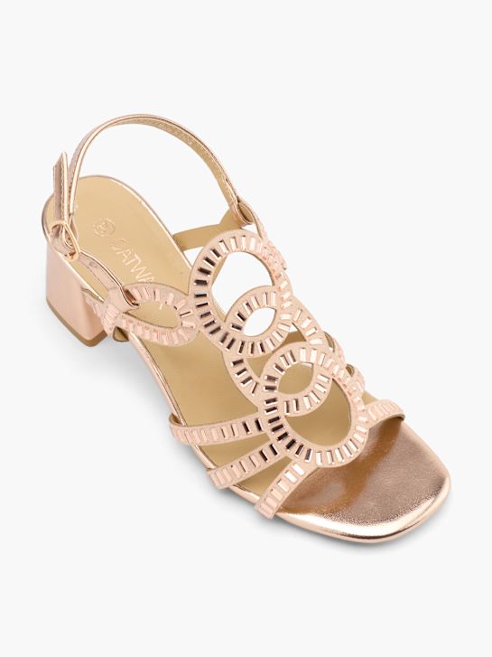 Catwalk Sandale s petom Ružičasto zlato 76808 2