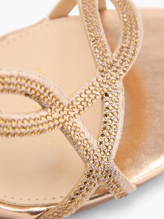 Catwalk Sandalo con tacco Oro Rosa 76918 5