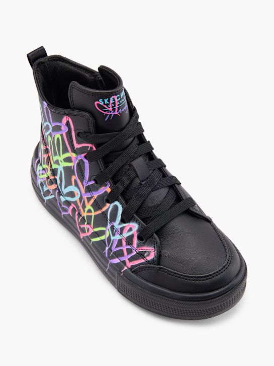 Skechers Sneakers tipo bota Negro 76981 2