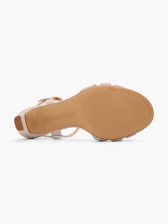 Catwalk Sandalo con tacco Beige 77186 4