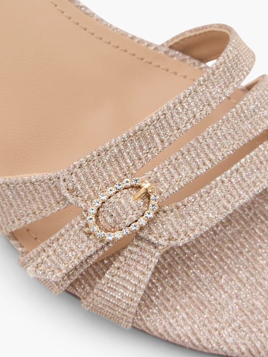 Catwalk Sandalo con tacco Beige 77186 5