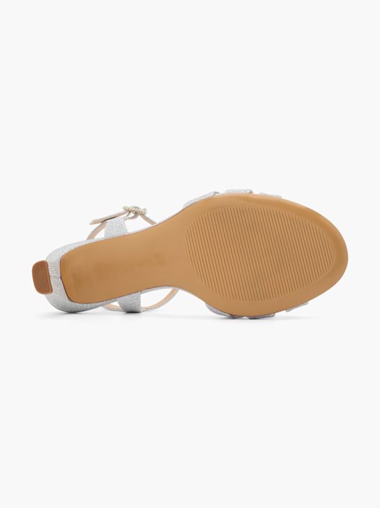 Catwalk Sandalo con tacco Argento 77187 4
