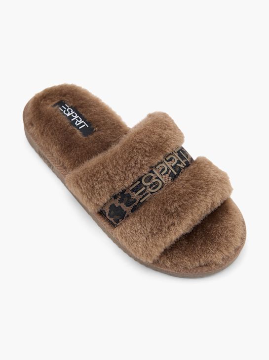 ESPRIT Plush slipper Brown DEICHMANN
