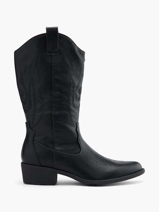 Claudia Ghizzani Bota cowboy Negro DEICHMANN