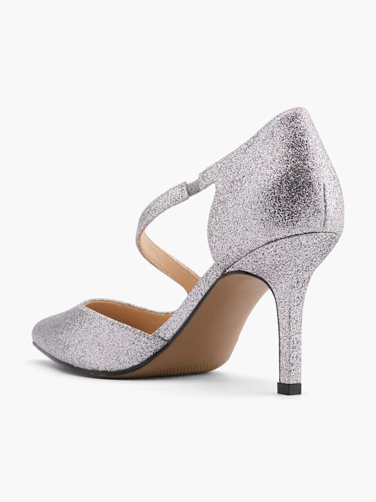 Catwalk Tacones con hebilla Plata 78434 3