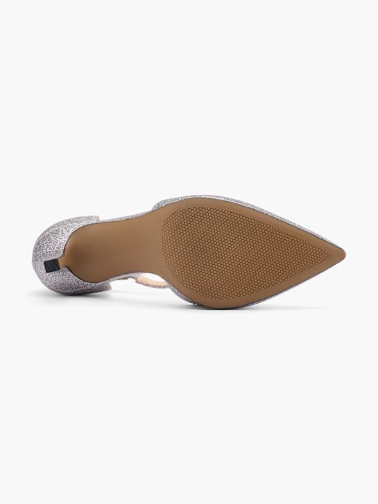 Catwalk Sapato de salto com fivela Prata 78434 4