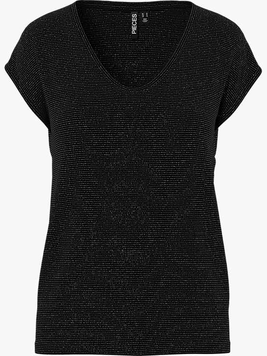 PIECES Maglietta Nero 78545 1
