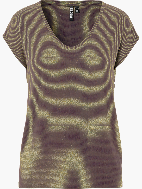 PIECES T-Shirt Braun 78544 1