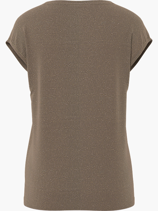 PIECES Tee-shirt Marron 78544 2