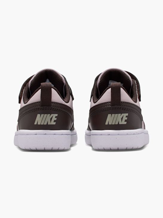 Nike COURT BOROUGH LOW RECRAFT PS Sneakersy Brązowy DEICHMANN