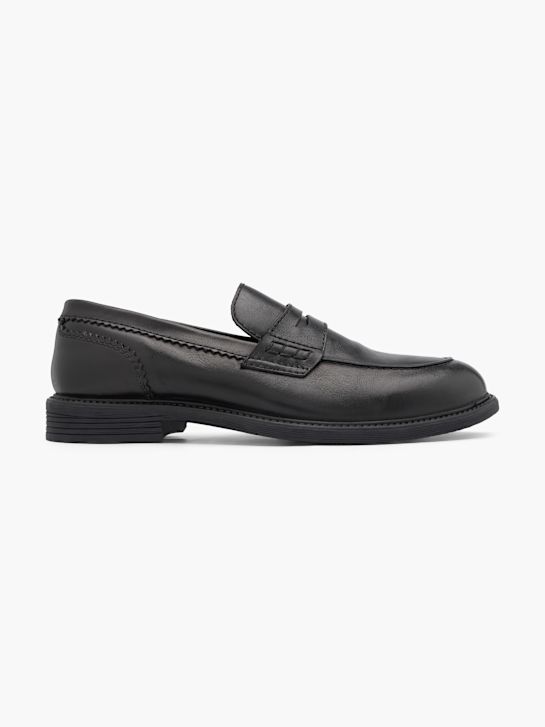 Black Loafer Deichmann Mens Loafers Deichmann Slipper Leder