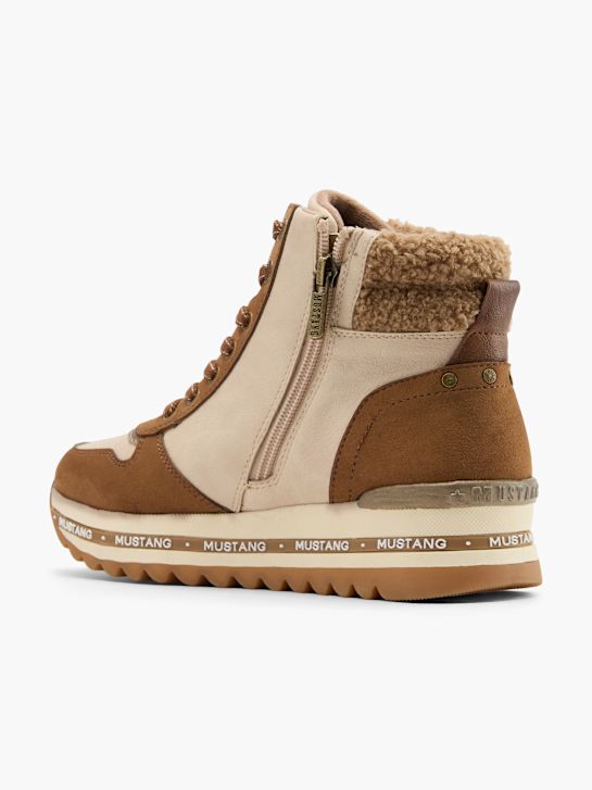 Mustang Hoher Sneaker Braun 80637 3
