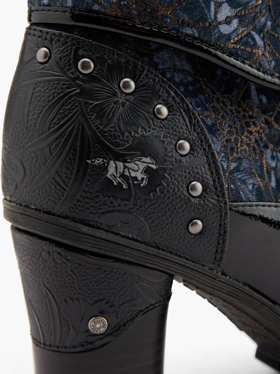 Mustang Schnürstiefelette Schwarz 80937 5