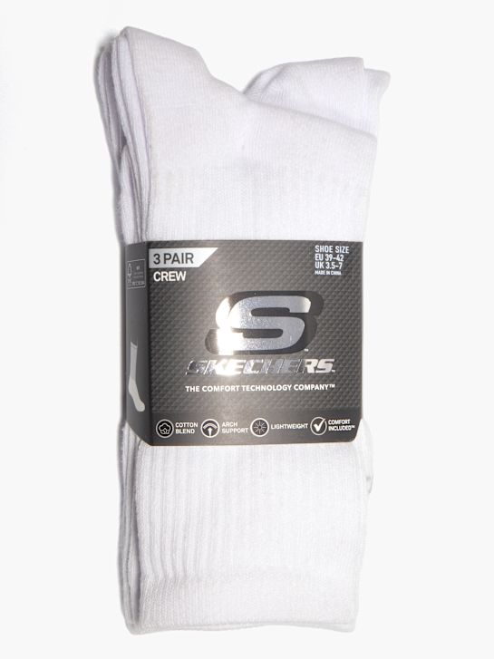 Skechers Socks White 88521 1