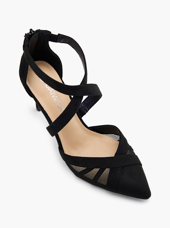 Catwalk Décolleté con fibbia Nero 81553 2