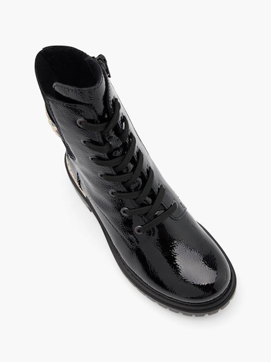 Rieker Schnürstiefelette Schwarz 89647 2