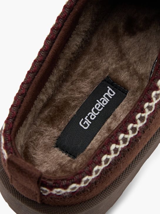 Graceland Kapcie zakryte Brązowy 81659 5