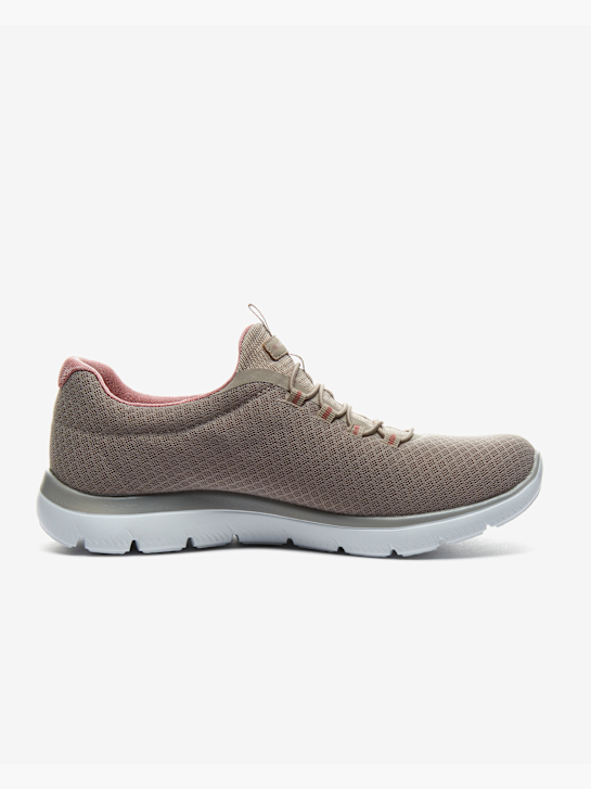 Skechers Bağcıksız Ayakkabı Gri-kahverengi 89576 1